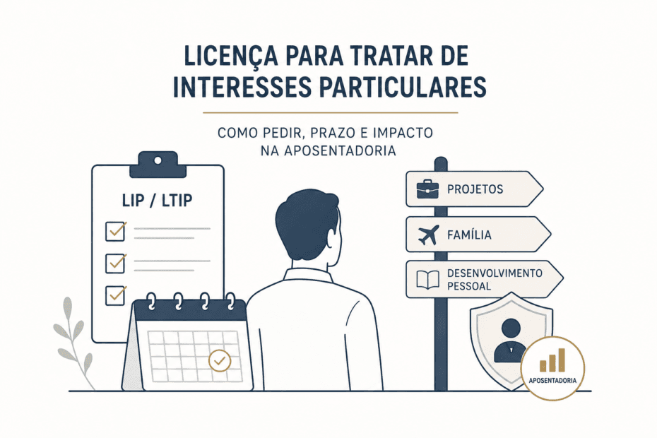 Saiba como pedir a licença para tratar de interesses particulares, qual o prazo máximo, se há remuneração e como esse período afeta sua aposentadoria no serviço público.