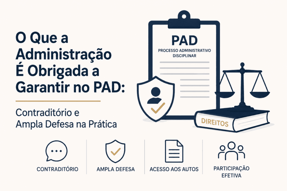 Contraditório e Ampla Defesa no PAD: Direitos do Servidor